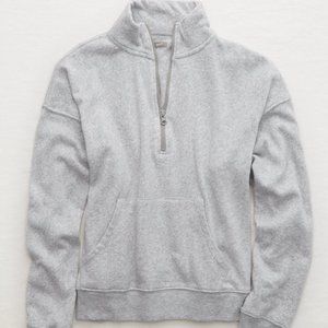 Aerie Quarter Zip Sweatshirt (edited)